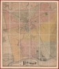 1871 Meyer and Wonneberg Wall Cadastral Map of Elizabeth, New Jersey