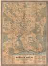 1879 Meyer Map of Elizabethtown, New Jersey, During the American Revolution