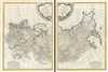 1771 Bonne Map of Russia (set of 2 maps)