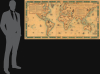 1944 Dufrenoy Enormous Pictorial Map of the World, French Empire
