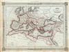 1852 Dufour Map of the Roman Empire