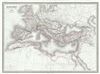 1861 Dufour Map of the Roman Empire
