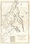 1780 Bellin Map of Eastern Russia, Tartary, and the Bering Strait