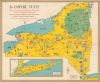 1932 Fay and McAvoy Pictorial Map of New York