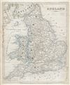 1850 Meyer Map of England and Wales
