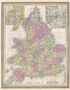 1854 Mitchell Map of England