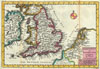 1747 La Feuille Map of England