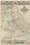 1911 McCorquodale Railroad Map of England and Wales