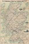 1911 McCorquodale Railroad Map of England and Wales