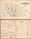 1876 Walker Map of Northeastern Englewood, New Jersey