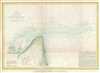 1851 U.S. Coast Survey Chart or Map of the Entrance of Savannah River, Georgia