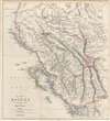 1869 Murray Map of Corfu and Epirus, Greece