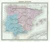 1874 Tardieu Map of Spain and Portugal in Antiquity