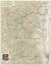 1924 Poole and Union Pacific Map of Estes Park, Colorado