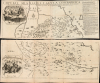 1674 Francesco Eschinardi Map of Ethiopia showing the Source of the Nile