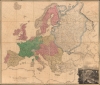 1798 Arrowsmith Wall Map of Europe