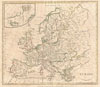 1799 Clement Cruttwell Map of Europe