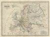 1835 Malte-Brun Map of Europe