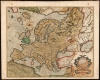 1595 Mercator Map of Europe: First Atlas Issue