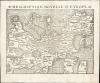 1540 / 1556 Munster Map of Europe (1st block)