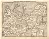 1553 Sebastian Munster's First Modern Map of Europe