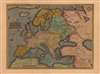 1584 Ortelius Map of Europe