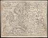 1688 Rosaccio / Moretti Woodcut Map of Europe