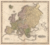1825 Tanner Map of Europe