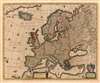 1677 Visscher Map of Europe