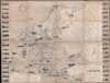 1851 Vuillemin Folding Map of Europe