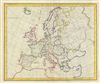 1823 Manuscript Map of Europe