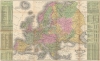 1854 Young Pocket Map of Europe