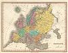 1827 Finley Map of Europe