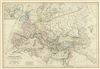 1843 Delamarche Map of the Roman Empire