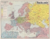 1940 Paris Soir Map of World War II in Europe