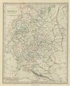 1845 Chambers Map of European Russia