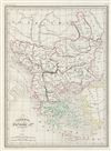 1843 Malte-Brun Map of Turkey in Europe and Greece