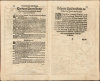 1581 / 1608 Bünting Woodcut Map of the Peregrination of Israel