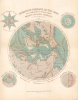 1867 Malte-Brun Map of the North Pole and Proposed Polar Exploration