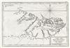 1787 Philippe de Pretot Map of the Falkland Islands (Islas Malvinas)