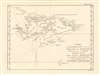 1774 Benard/ Hawkesworth Chart of the Falkland Islands