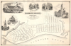 1873 Bufford Promotional Map for Falmouth Heights, Cape Cod, Massachusetts