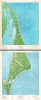 1976 U.S. Geological Survey Map of False Cape and Cape Canaveral, Florida (2 Maps)