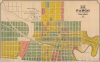 1915 F. L. Anders City Plan or Map of Fargo, North Dakota