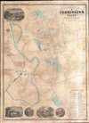 1874 Sanford and Leggett City Plan or Map of Farmington, Maine