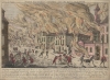 1776 Habermann View of New York during the Great Fire of 1776