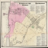 1867 Beers Map of Fishkill on the Hudson and Matteawan, Beacon, New York