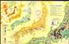 1936 Richard Edes Harrison Map of Japan