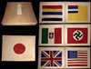 1938 Pre-WWII Hiraoka Flag Store Sample Book of 25 National Flags