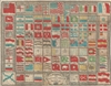 1837 Hinman and  Dutton Broadside Flag Chart (w/ Republic of Texas)